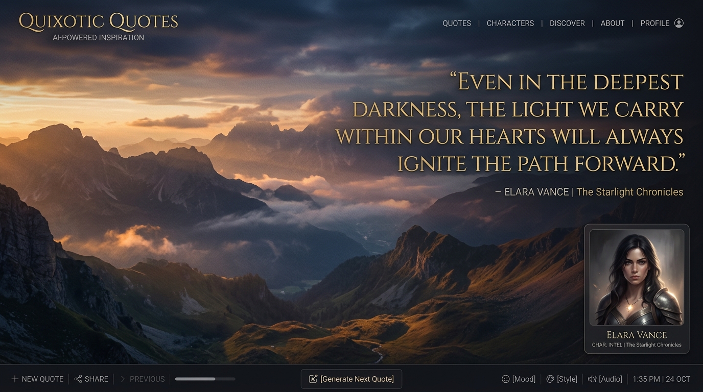 ✨ Quixotic Quotes